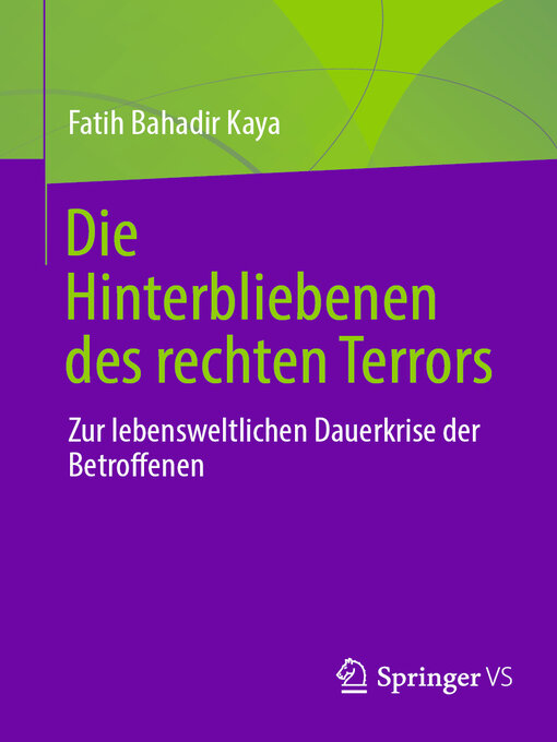 Title details for Die Hinterbliebenen des rechten Terrors by Fatih Bahadir Kaya - Available